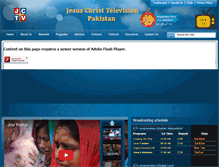 Tablet Screenshot of jctv.org.pk